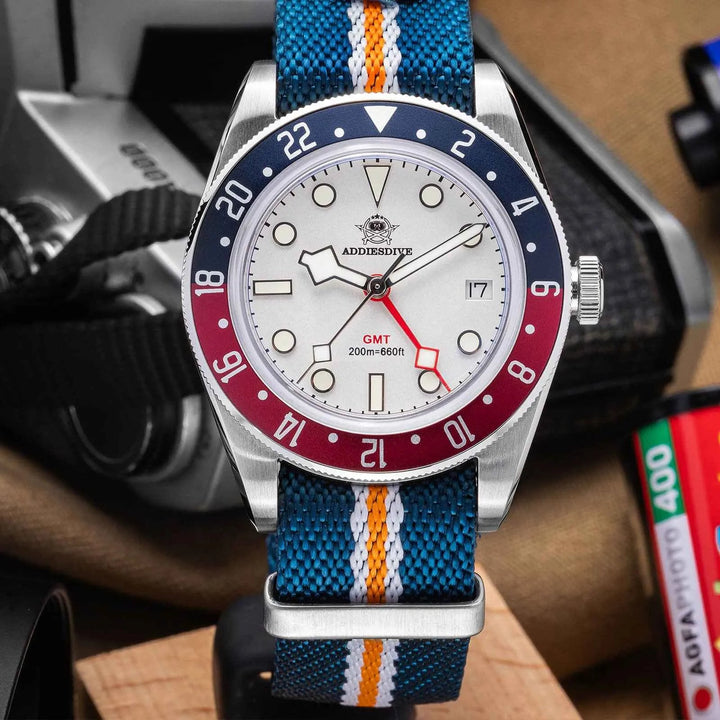 ADDIESDIVE Reloj de cuarzo 39mm BB58 GMT AD2044 - Addiesdiverelojes
