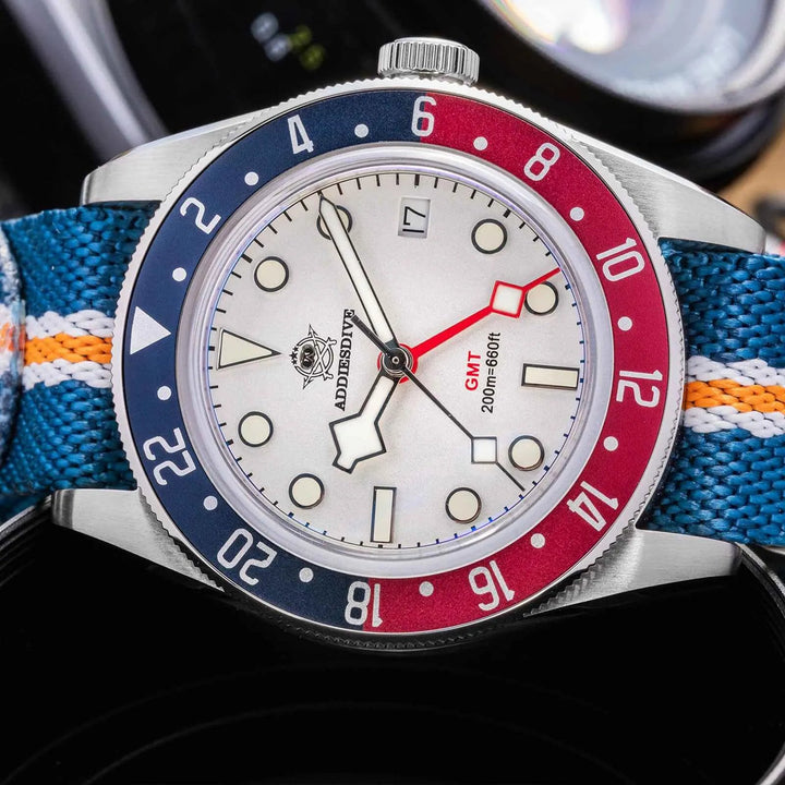 ADDIESDIVE Reloj de cuarzo 39mm BB58 GMT AD2044 - Addiesdiverelojes