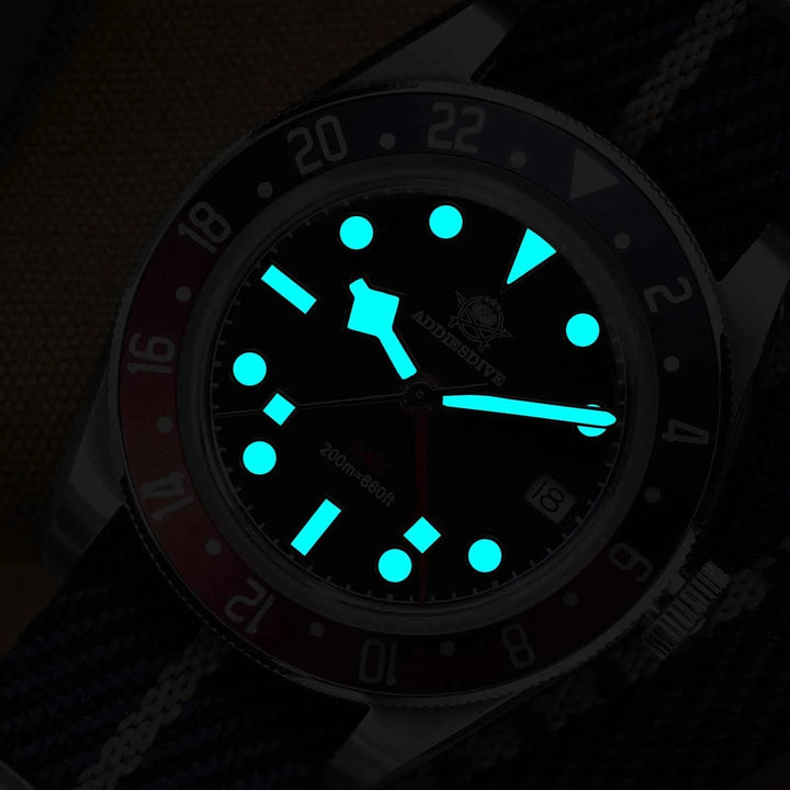 ADDIESDIVE Reloj de cuarzo 39mm BB58 GMT AD2044 - Addiesdiverelojes