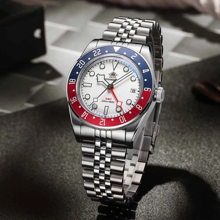 ADDIESDIVE Reloj de cuarzo 39mm BB58 GMT AD2044 - Addiesdiverelojes