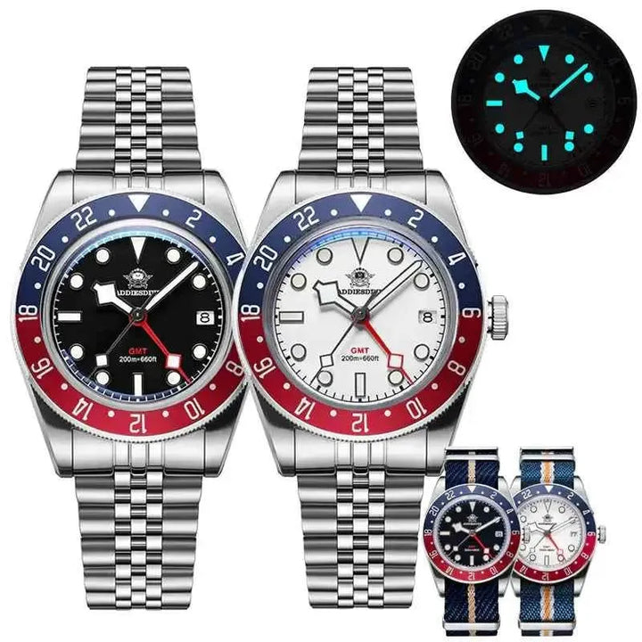ADDIESDIVE Reloj de cuarzo 39mm BB58 GMT AD2044 - Addiesdiverelojes