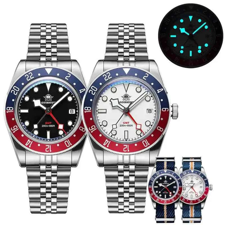 ADDIESDIVE Reloj de cuarzo 39mm BB58 GMT AD2044