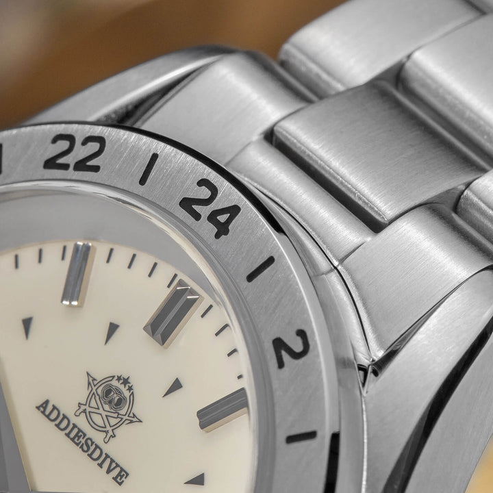 ADDIESDIVE Reloj de cuarzo GMT de 38mm AD2063-