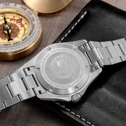 ADDIESDIVE Reloj de cuarzo GMT de 38mm AD2063-
