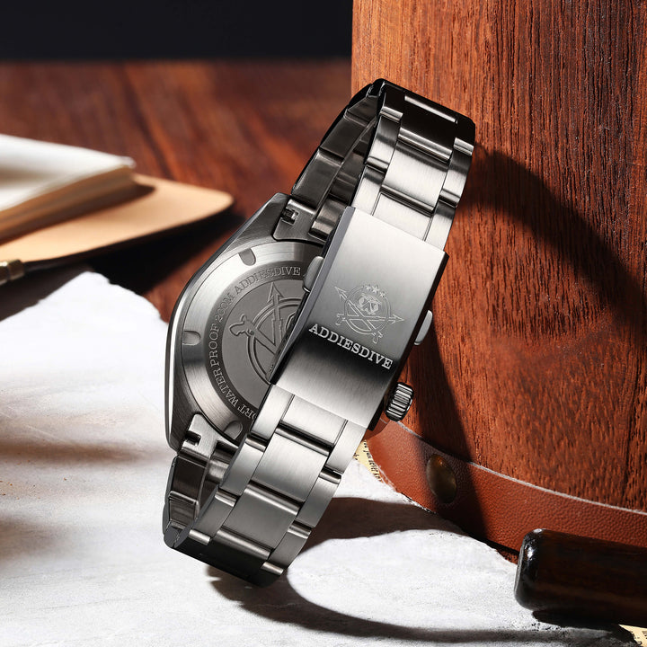 ADDIESDIVE Reloj de cuarzo GMT de 38mm AD2063-