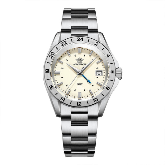 ADDIESDIVE Reloj de cuarzo GMT de 38mm AD2063-