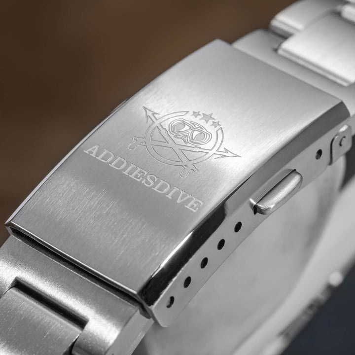 ADDIESDIVE Reloj de cuarzo GMT de la colección Elegance AD2065-divers watch-Beige-