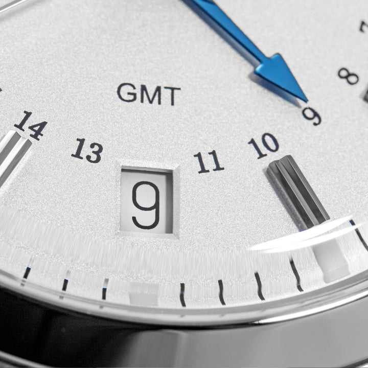 ADDIESDIVE Reloj de cuarzo GMT de la colección Elegance AD2065-divers watch-Beige-