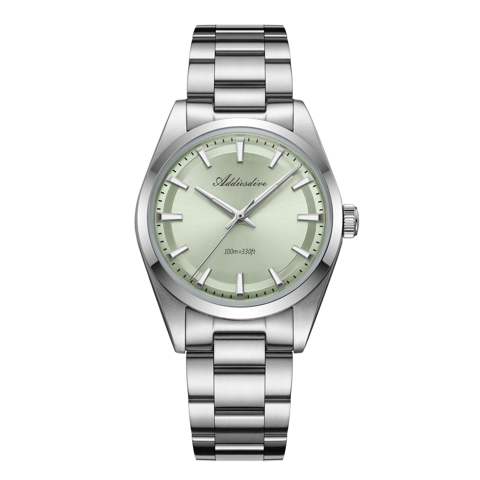 ADDIESDIVE Reloj de cuarzo VH31 de 36 mm AD2066-Verde menta-