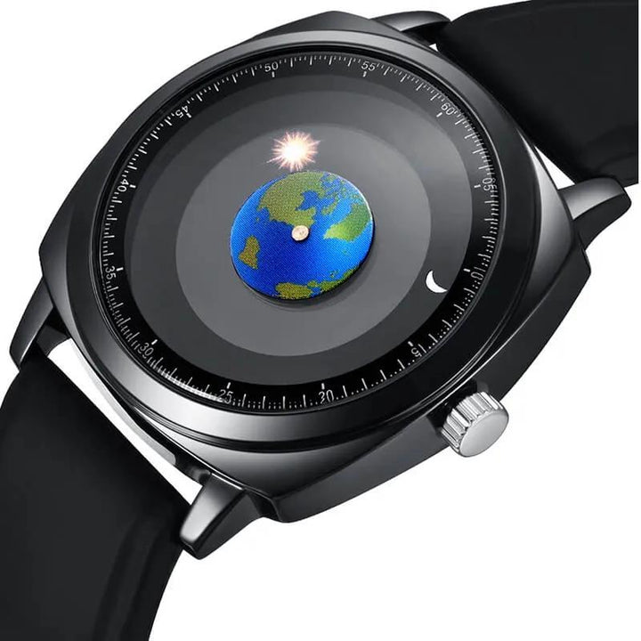ADDIESDIVE Reloj de cuarzo impermeable de los hombres de la juventud del diseño único del dial Watch(1704) - Addiesdiverelojes