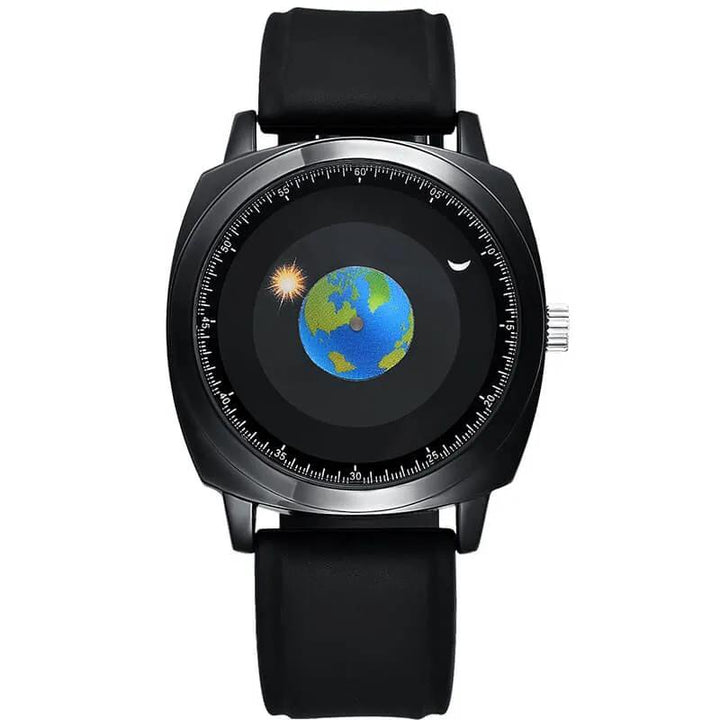ADDIESDIVE Reloj de cuarzo impermeable de los hombres de la juventud del diseño único del dial Watch(1704) - Addiesdiverelojes