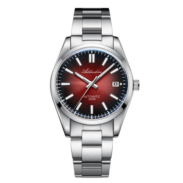 ADDIESDIVE Reloj de diseño original para hombre AD2071-Rojo degradado-