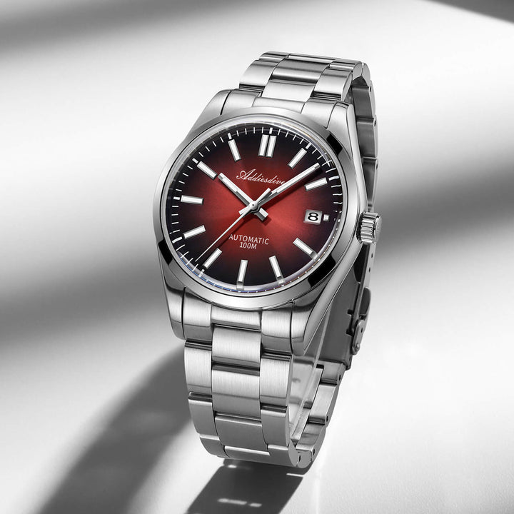 ADDIESDIVE Reloj de diseño original para hombre AD2071-Gris degradado-