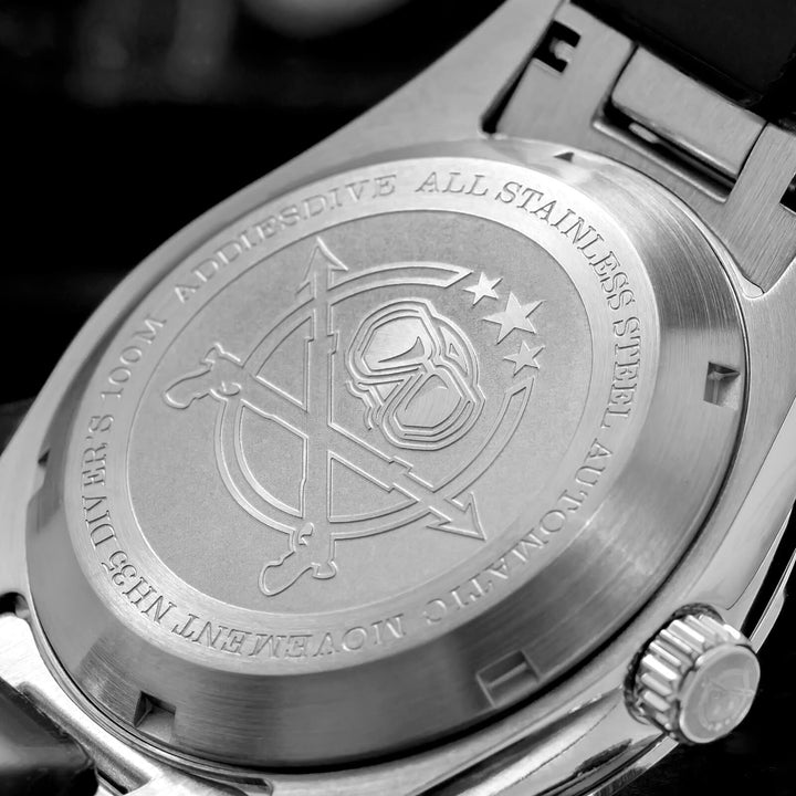 ADDIESDIVE Reloj de diseño original para hombre AD2071-Gris degradado-