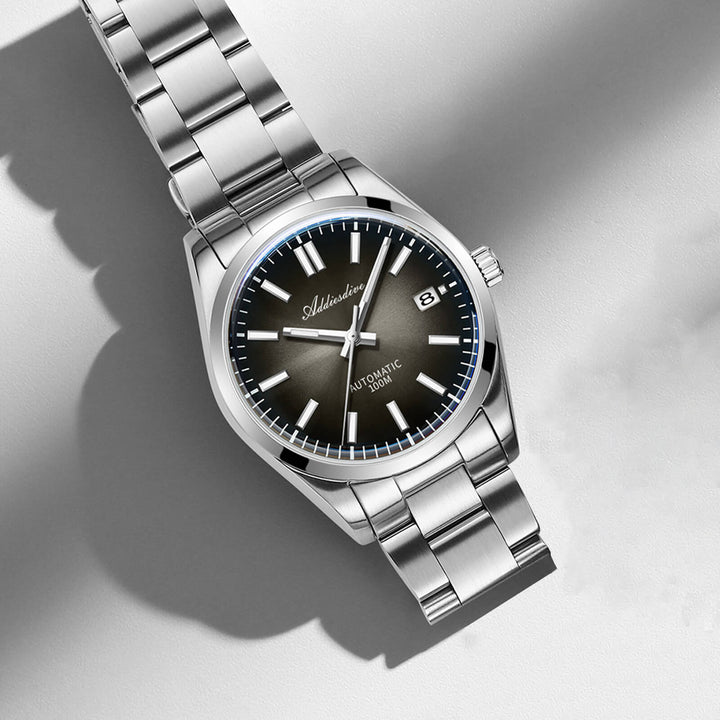 ADDIESDIVE Reloj de diseño original para hombre AD2071-Gris degradado-