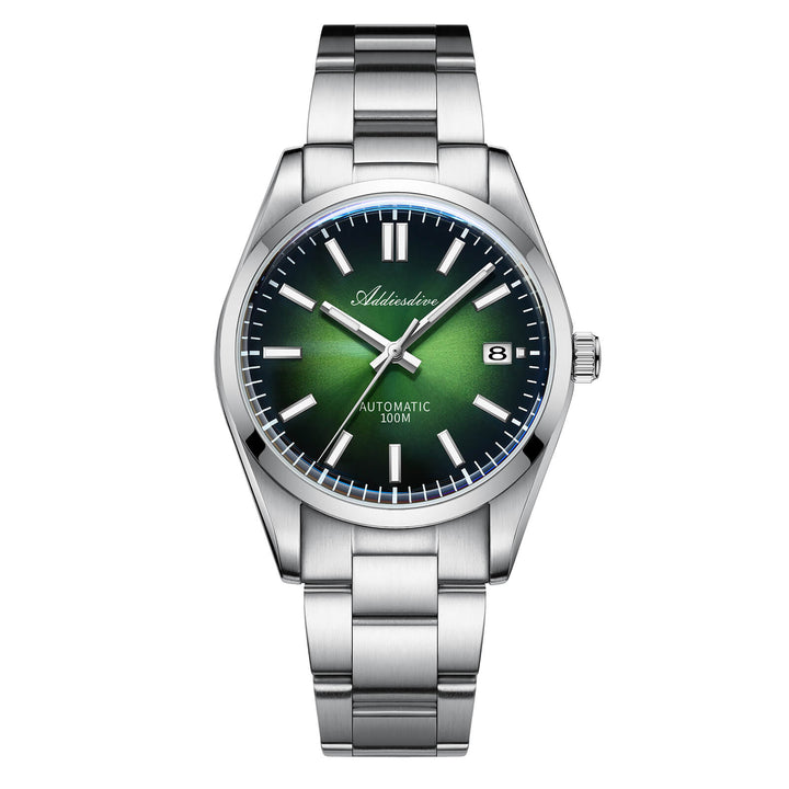 ADDIESDIVE Reloj de diseño original para hombre AD2071-Verde degradado-
