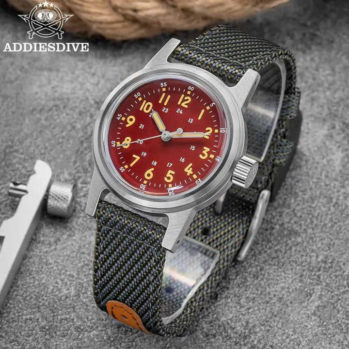 ADDIESDIVE Reloj mecánico vintage de 36 mm AD2076 - Addiesdiverelojes