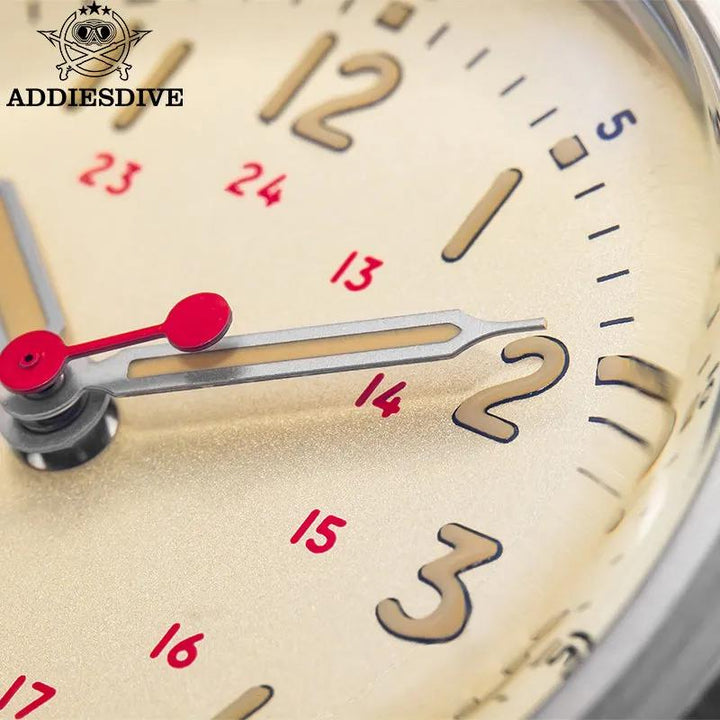 ADDIESDIVE Reloj mecánico vintage de 36 mm AD2076 - Addiesdiverelojes