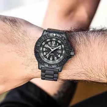 ADDIESDIVE Reloj militar deportivo al aire libre Reloj de cuarzo para hombre 50m resistente al agua (050s) - Addiesdiverelojes