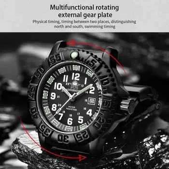 ADDIESDIVE Reloj militar deportivo al aire libre Reloj de cuarzo para hombre 50m resistente al agua (050s) - Addiesdiverelojes