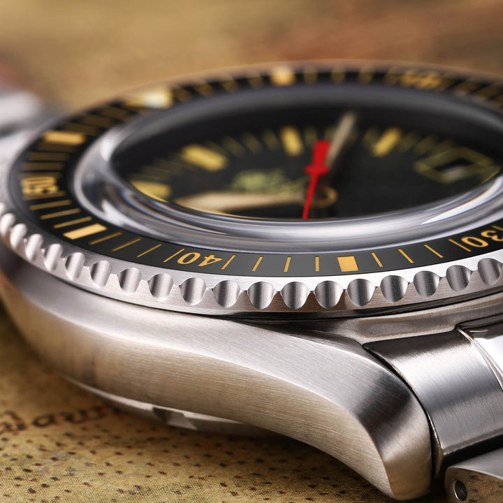 ADDIESDIVE® Scuba Vintage Reloj de buceo automático para hombre （AD2105）-correa de acero-