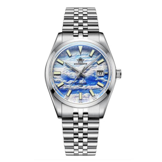 Addiesdive Reloj automático 39mm 3D Sea of Clouds Dial（AD2041）-