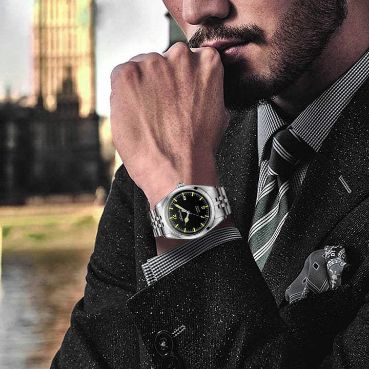 Addiesdive Reloj automático 39mm Diver's 100M NH35 (AD2038)-