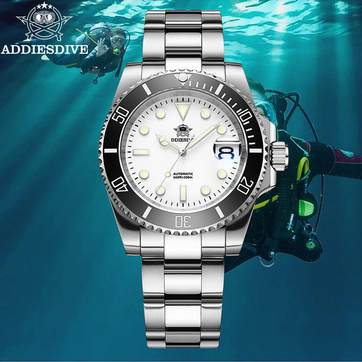 Addiesdive Reloj automático Diver's 200M NH35 (H3D-AC)-