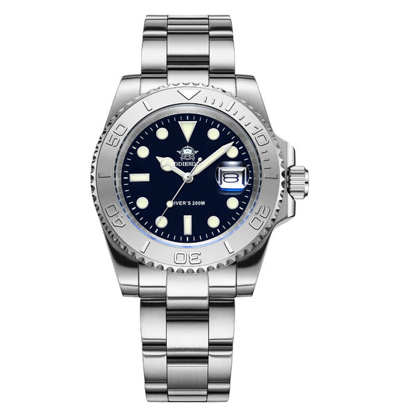 Addiesdive Reloj de cuarzo 41mm Diver's 200M (MY-H3C)-divers watch-Plata-