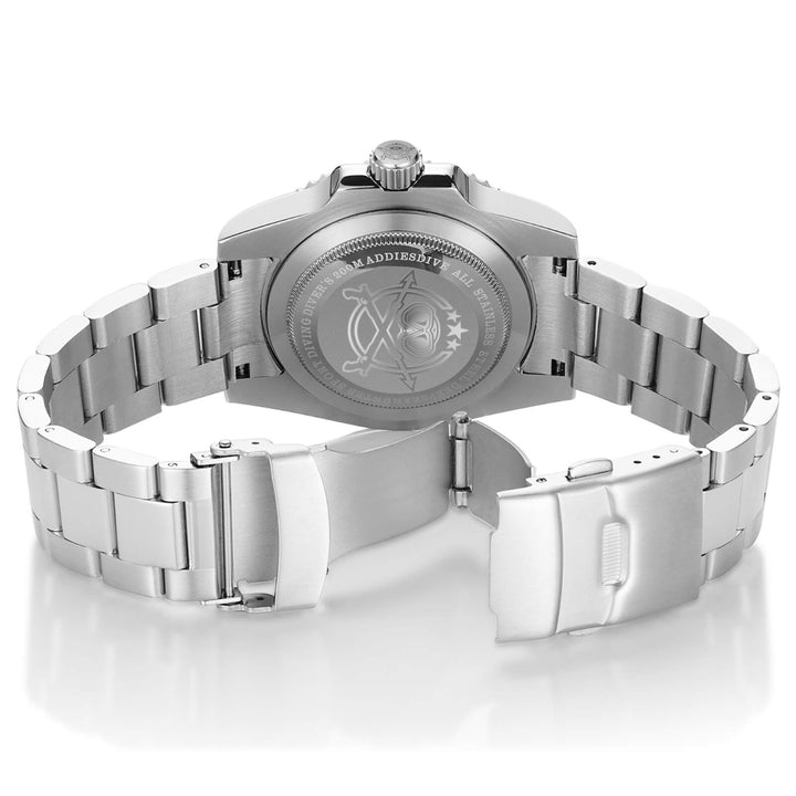 Addiesdive Reloj de cuarzo 41mm Diver's 200M (MY-H3C)-divers watch-Plata-