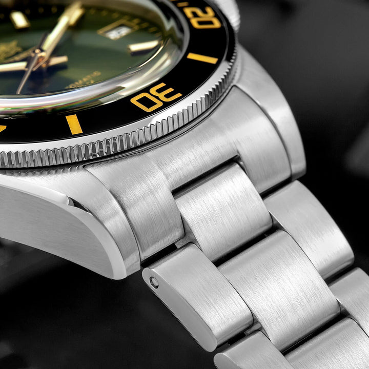 Addiesdive Retro Sub 39mm NH35 Reloj para Hombre AD2084-Verde-