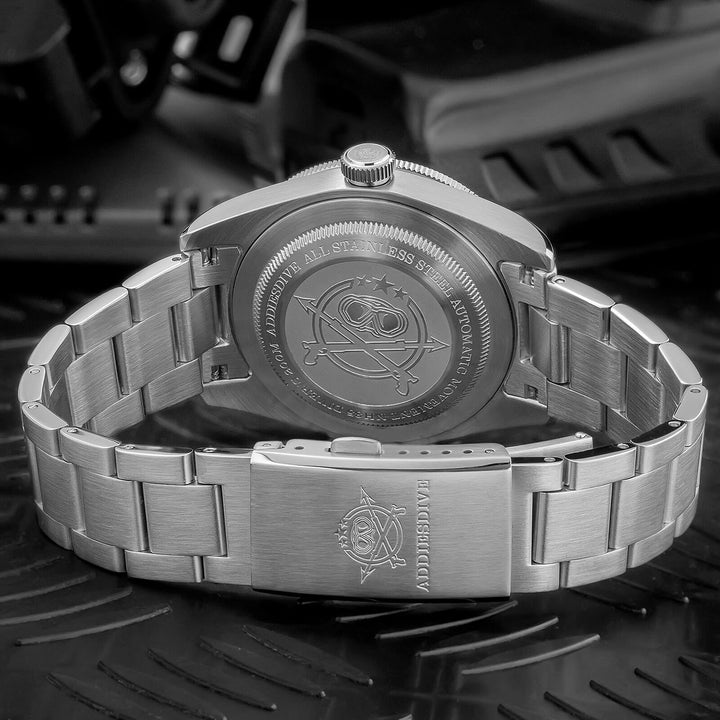 Addiesdive Retro Sub 39mm NH35 Reloj para Hombre AD2084-Verde-