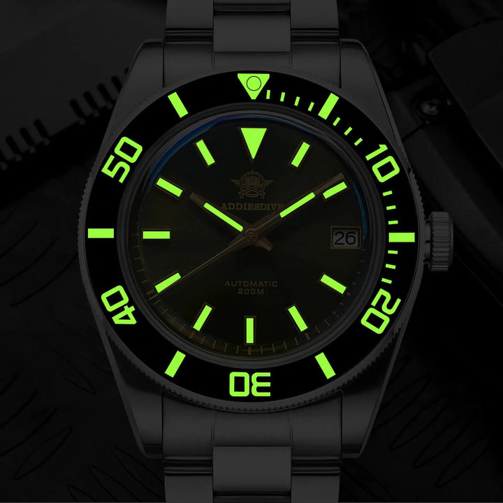 Addiesdive Retro Sub 39mm NH35 Reloj para Hombre AD2084 - Addiesdiverelojes