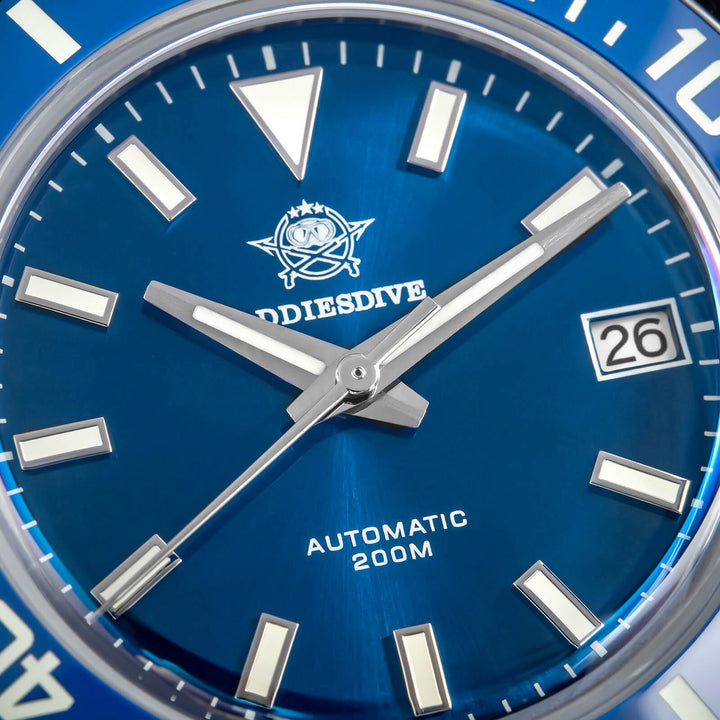 Addiesdive Retro Sub 39mm NH35 Reloj para Hombre AD2084-Verde-