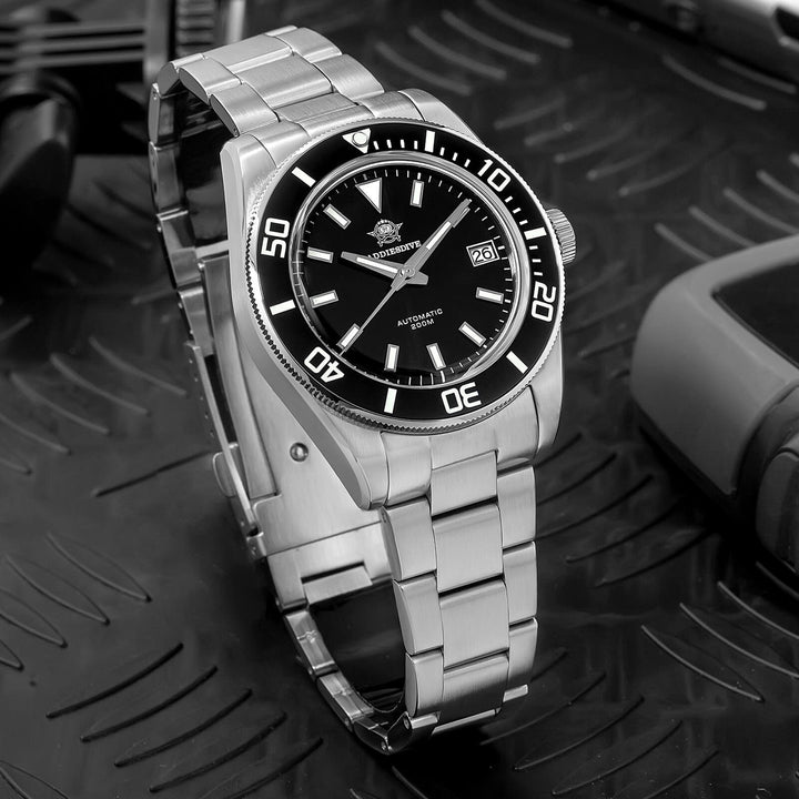 Addiesdive Retro Sub 39mm NH35 Reloj para Hombre AD2084-Verde-