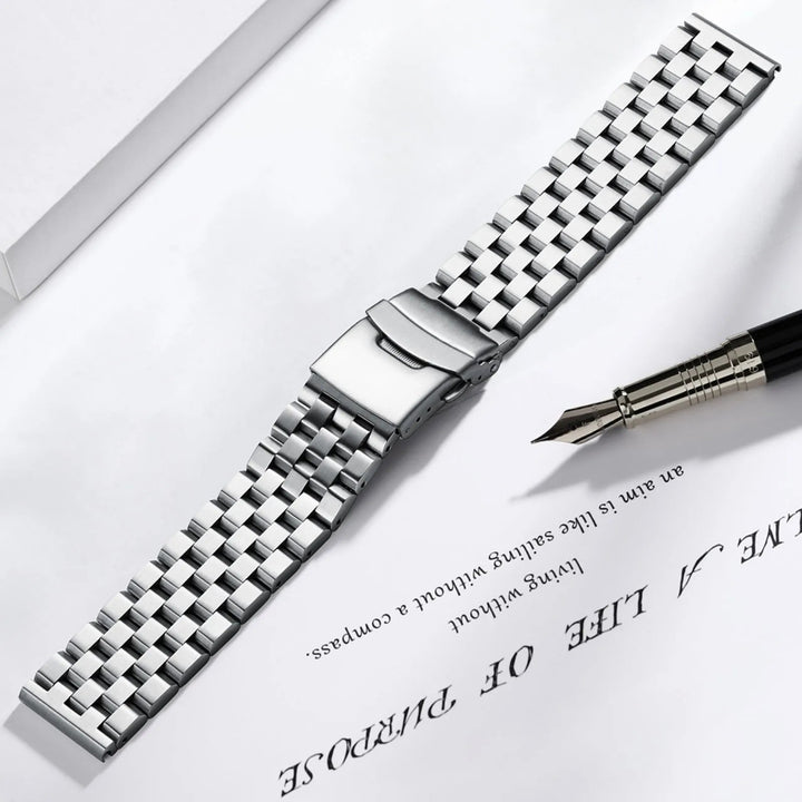 Correa de reloj de acero inoxidable para hombres 22mm,Adecuado para ADDIESDIVE MY-H5,MY-H6. - Addiesdiverelojes