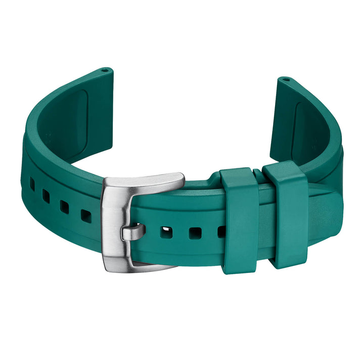 Correa de silicona genérica para relojes de buceo de 22mm-Verde-