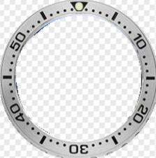 El bisel de acero de ADDIESDIVE H5C,H5-Plata-