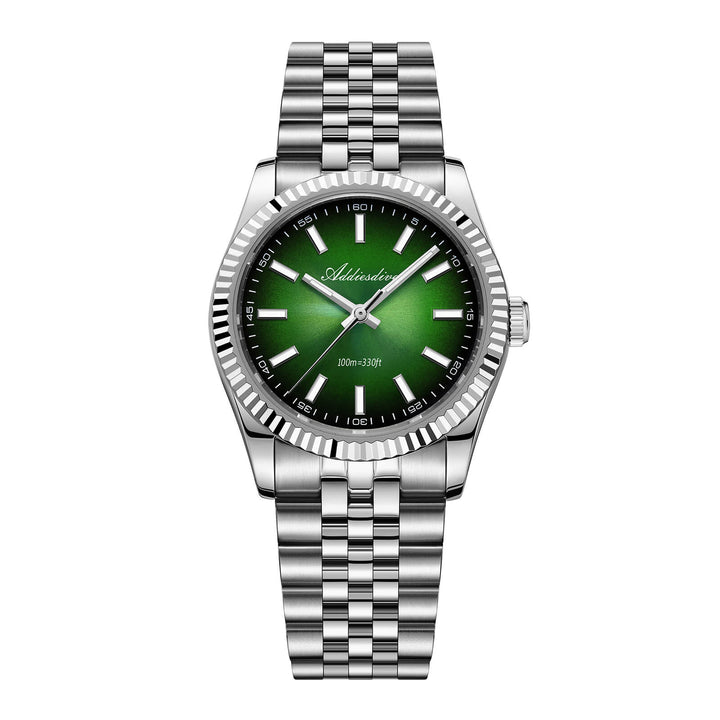 ★Especial Graduación★ADDIESDIVE 36mm DJ Homenaje Reloj Hombre AD2073-Verde-
