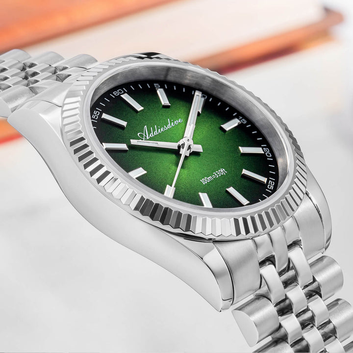 ★Especial Graduación★ADDIESDIVE 36mm DJ Homenaje Reloj Hombre AD2073-Rojo-