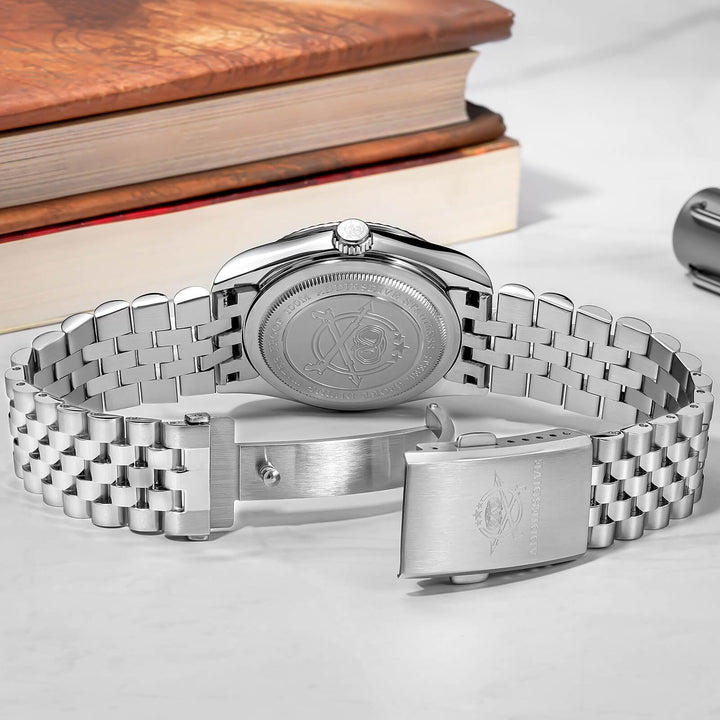 ★Especial Graduación★ADDIESDIVE 36mm DJ Homenaje Reloj Hombre AD2073-Rojo-