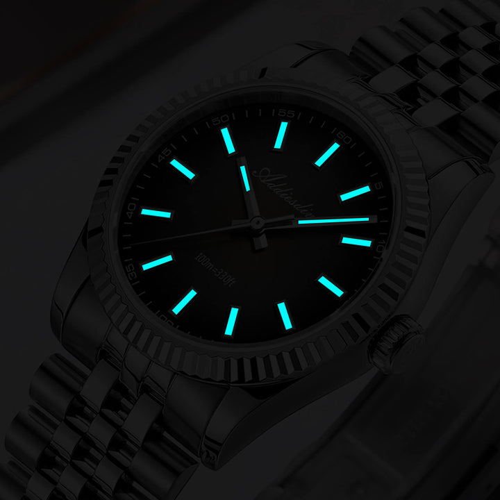 ★Especial Graduación★ADDIESDIVE 36mm DJ Homenaje Reloj Hombre AD2073-Rojo-