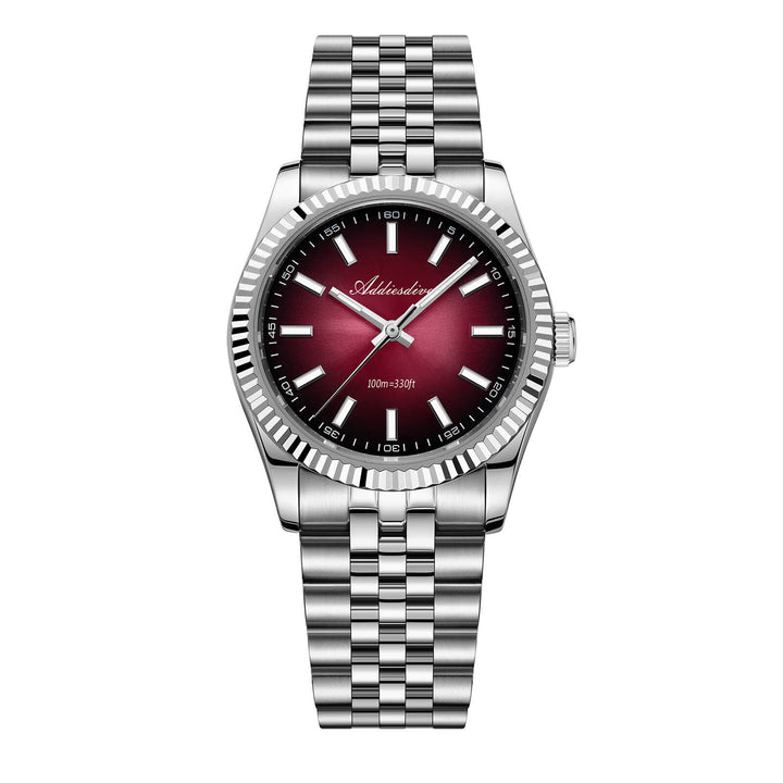 ★Especial Graduación★ADDIESDIVE 36mm DJ Homenaje Reloj Hombre AD2073-Rojo-