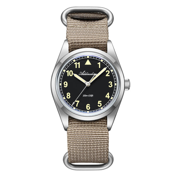 ★Especial Graduación★ADDIESDIVE 37mm VH31 Reloj piloto retro AD2079-Estilo 2-