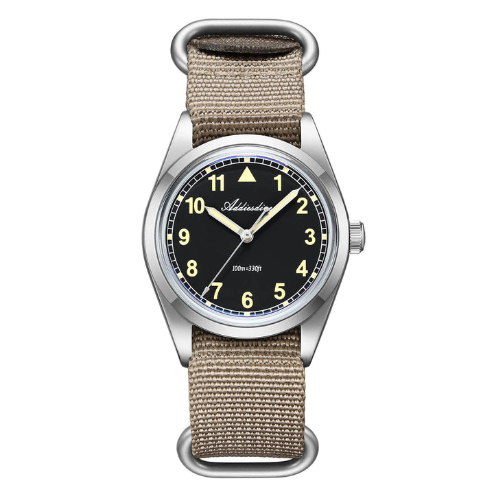 ★Especial Graduación★ADDIESDIVE 37mm VH31 Reloj piloto retro AD2079-Estilo 2-