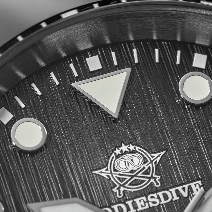 ★Especial Graduación★ADDIESDIVE 41mm reloj de buceo automático, movimiento NH35A AD2078-Negro-