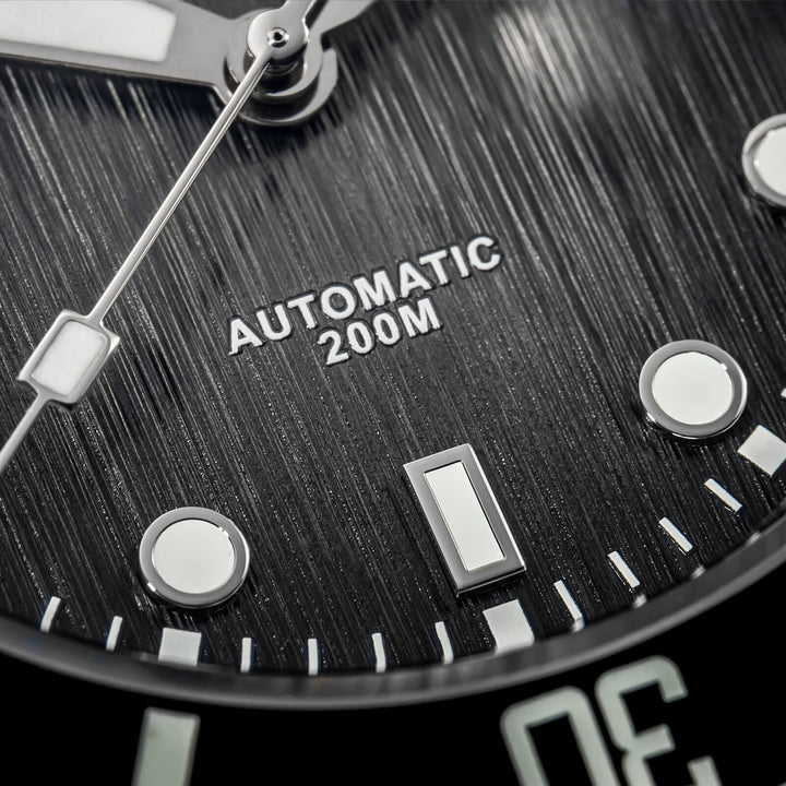 ★Especial Graduación★ADDIESDIVE 41mm reloj de buceo automático, movimiento NH35A AD2078-Negro-