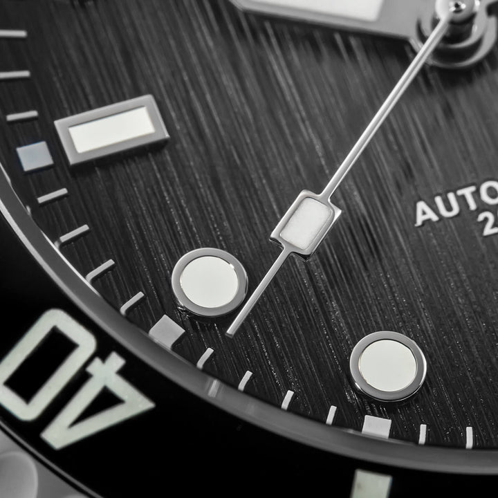 ★Especial Graduación★ADDIESDIVE 41mm reloj de buceo automático, movimiento NH35A AD2078-Negro-