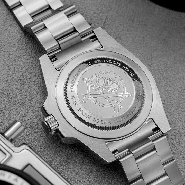 ★Especial Graduación★ADDIESDIVE 41mm reloj de buceo automático, movimiento NH35A AD2078-Negro-