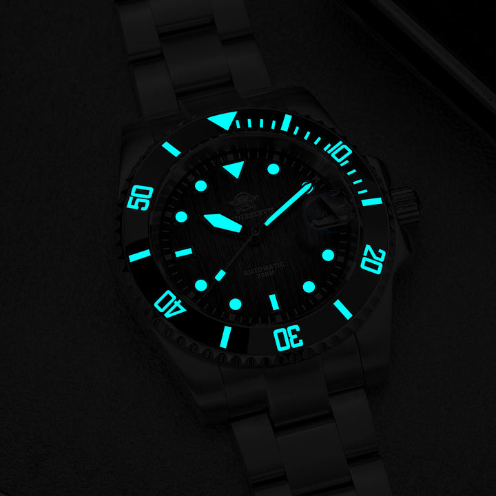 ★Especial Graduación★ADDIESDIVE 41mm reloj de buceo automático, movimiento NH35A AD2078-Negro-